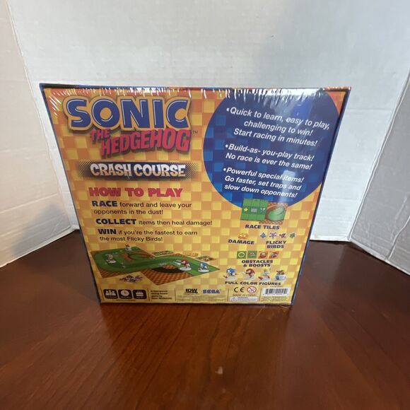 Sonic the Hedgehog Crash Course Board Game SEALED SEGA IDW Games Knuckles Tails - Picture 3 of 7